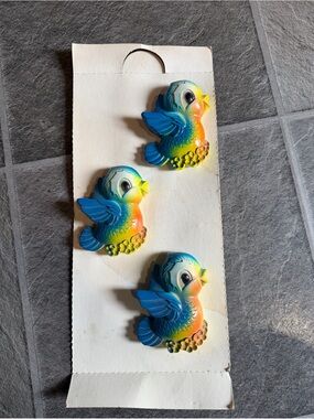Vintage 70s Miller Studio bluebirds